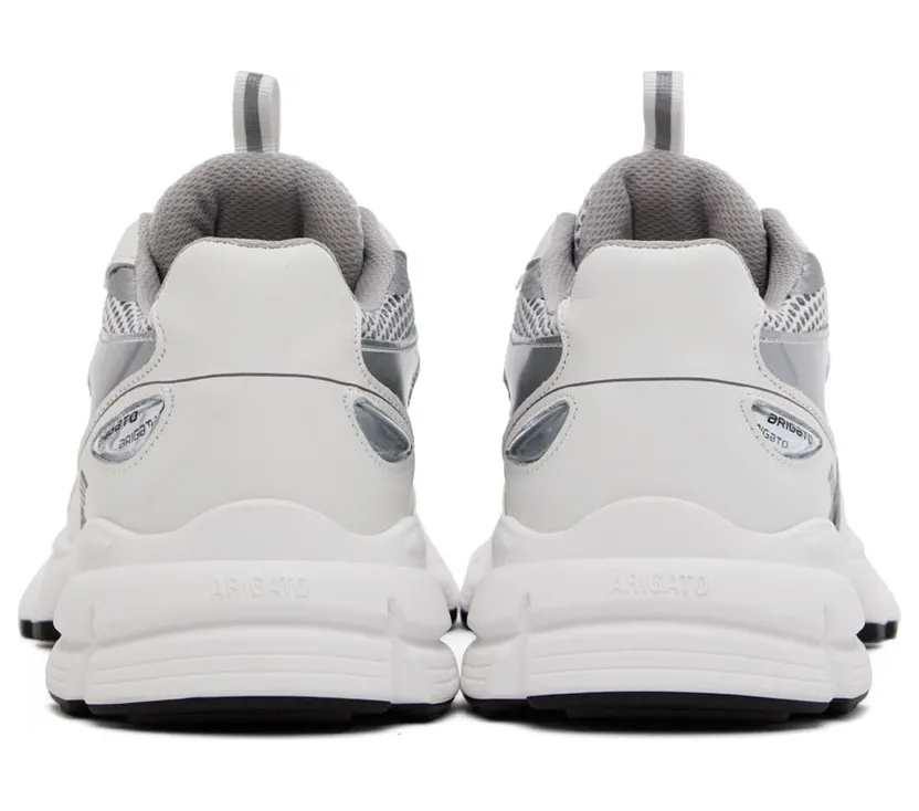 Axel Arigato White & Silver Marathon Sneakers (33036) (2)