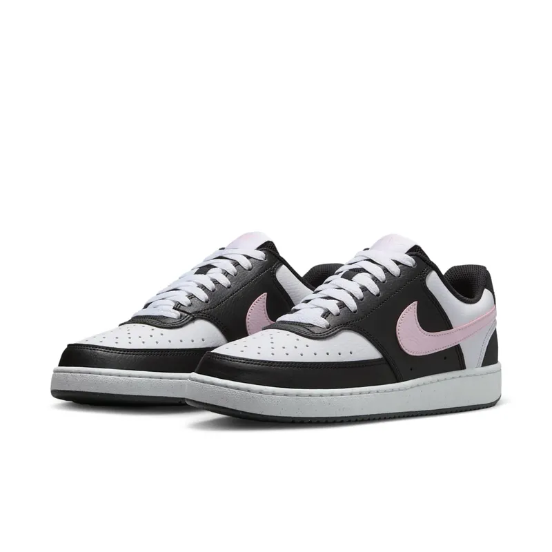 Nike Court Vision Low Next Nature Black White Pink Foam (DH3158-008)