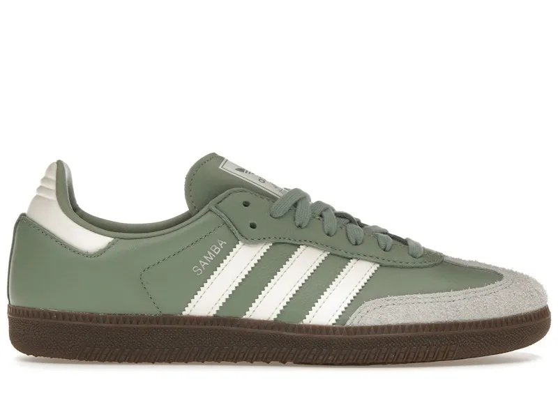adidas Samba OG Silver Green Chalk White (JI1866)