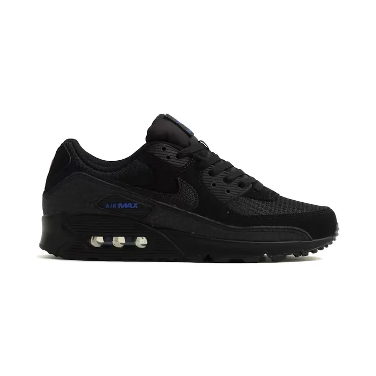 Nike Air Max 90 – “Black / Dark Smoke Grey / Old Royal / Black” (IV4454-010)