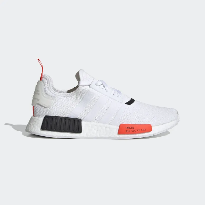adidas NMD R1 Serial Pack Cloud White Cloud White/Solar Red/Core Black (EH0045)
