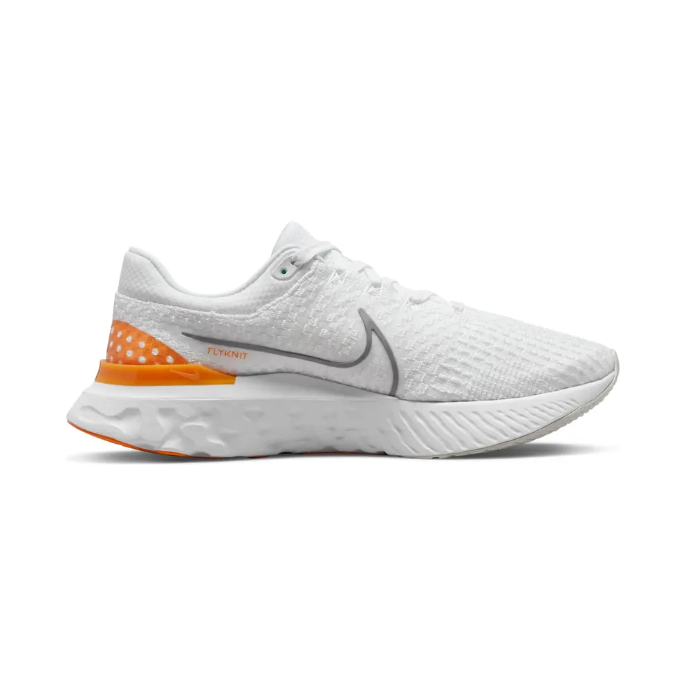 Nike React Infinity Run Flyknit 3 for Men (straat) White (DH5392-100)