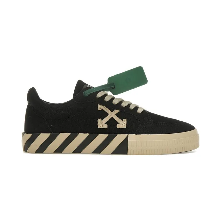 OFF-WHITE Vulc Low Black Beige (OMIA085S22FAB0011061)