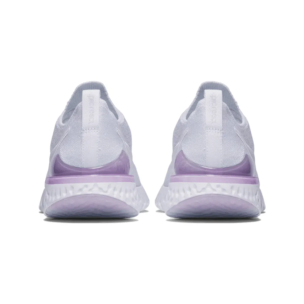 Nike Epic React Flyknit 2 White Pink Foam (W) White/White-Pink Foam (BQ8927-101)
