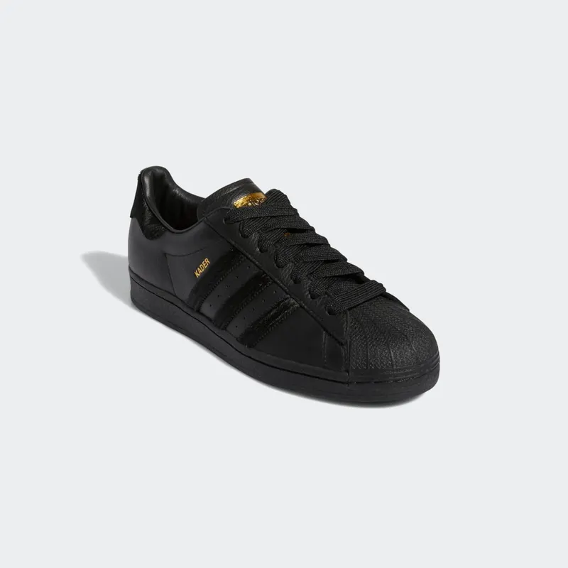 adidas Superstar ADV x Kader Core Black / Core Black / Gold Metallic (GX7172)