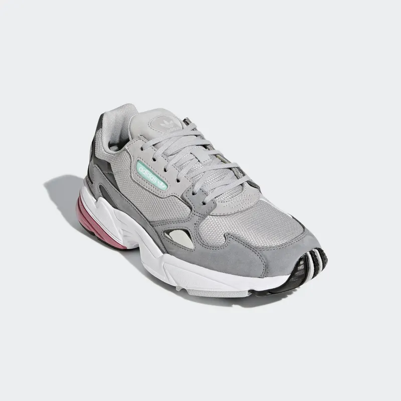 adidas  Falcon Grey Maroon (W) Grey/Grey/Trace Maroon (D96698)