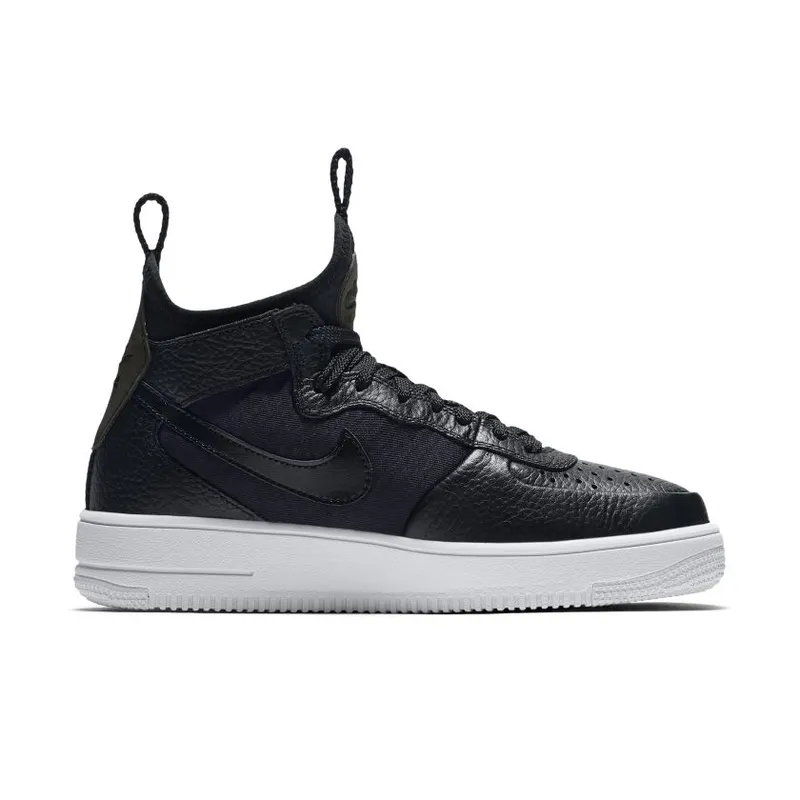 Nike  Air Force 1 Ultraforce Mid Black White (W) Black/Black-White (864025-005)
