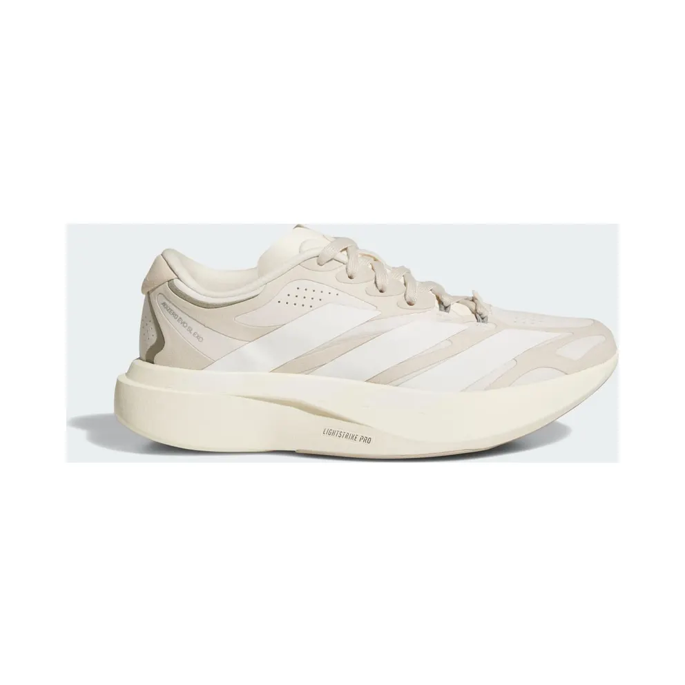 Adidas Adizero EVO SL Exo Suede LIGHTSTRIKEPRO Laufschuhe Wonder White / Cloud White / Crystal Linen (KI2687)