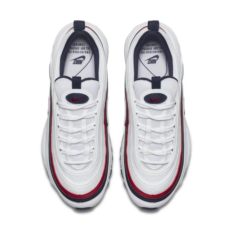 Nike Air Max 97 Red Crush (W) White/Red Crush-Blackened Blue (921733-102)