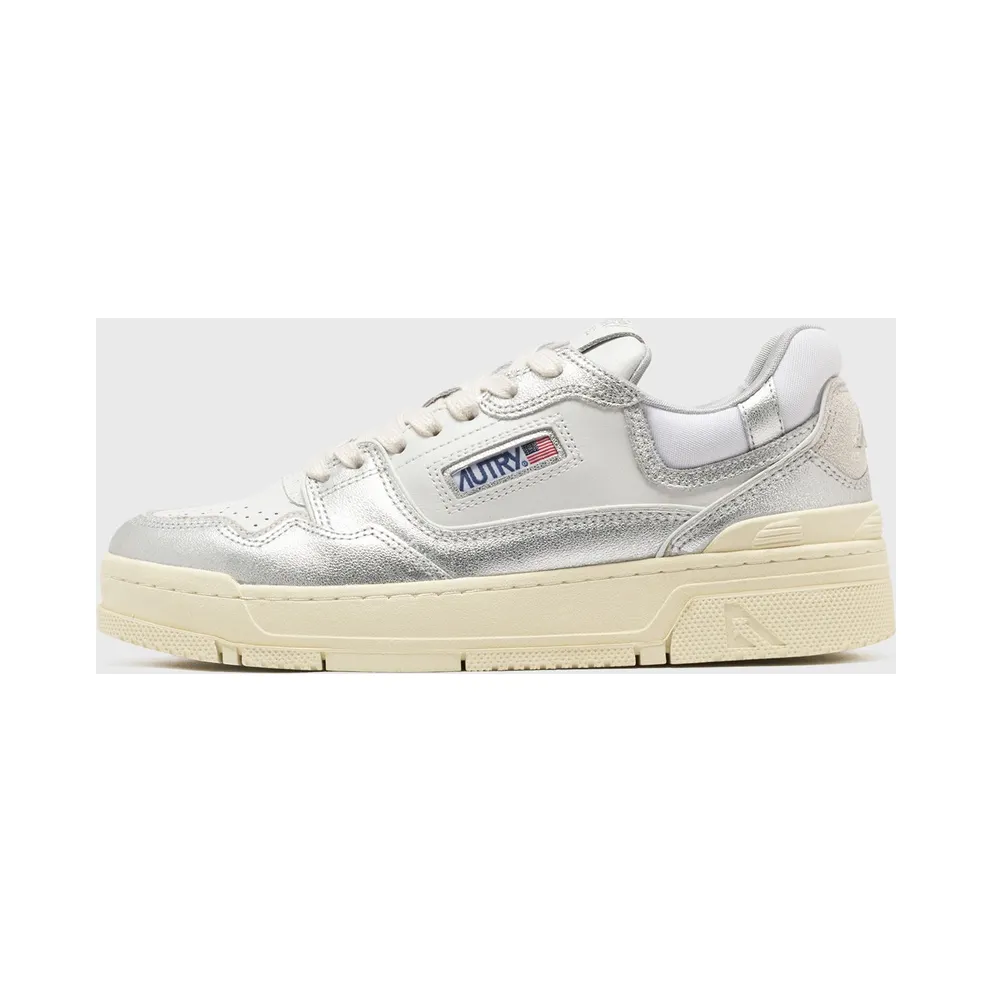 Autry Action Shoes CLC LOW WOM Beige / Zilver