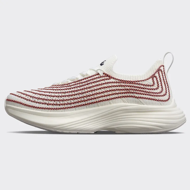 APL TechLoom Zipline “Ivory/Indigo/Laser Red” (Men)