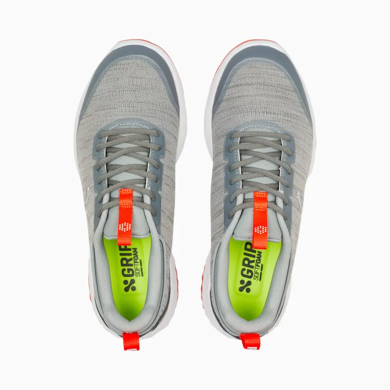 Puma FUSION Pro Golf Shoes Grey/Red/Silver (377041-01)