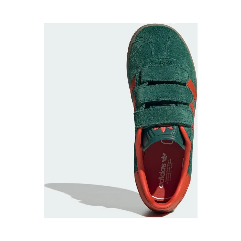 adidas Gazelle Kids Collegiate Green / Preloved Red / Gum (IE8674)