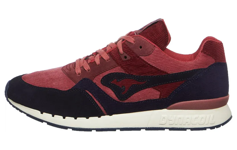 KangaROOS ROOStraditions Corduroy Racer 2 Dynacoil Handmade in Germany Dark Navy / Dusty Rose (47510-4058)