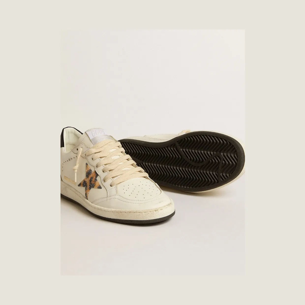 Golden Goose Women’S Ball Star With Leopard-Print Star Embellished With Swarovski Crystal (GWF00117.F005218.11671) (4)