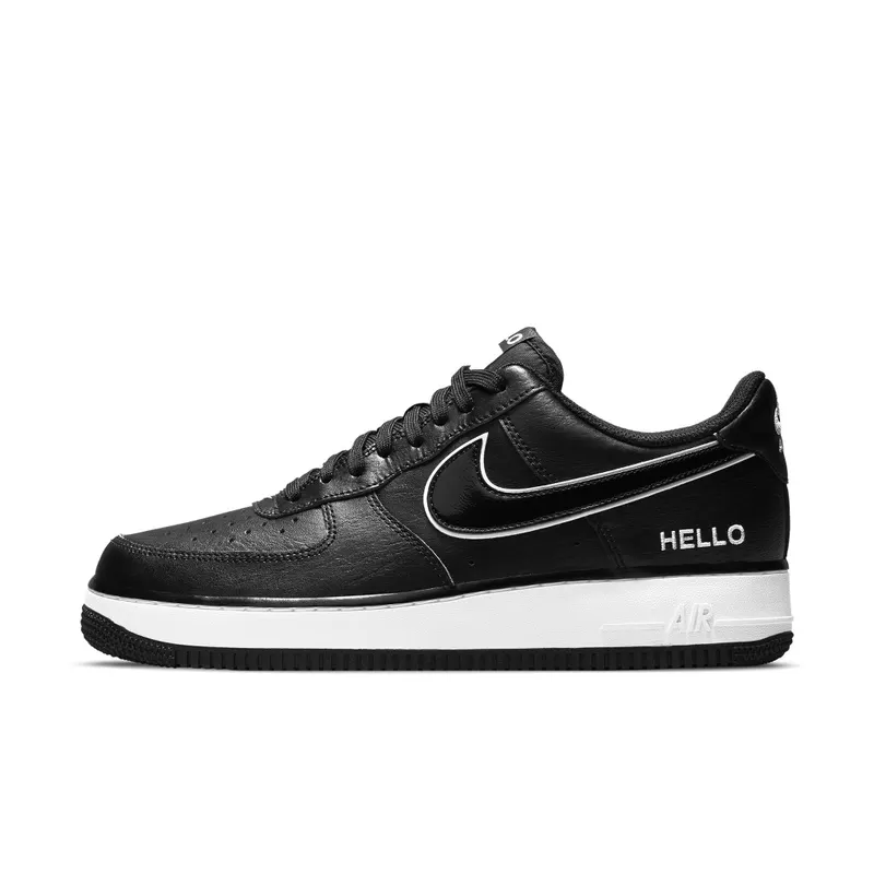 Nike Air Force 1 Low ’07 LX Hello Black – “Black / White / Black” (CZ0327-001)