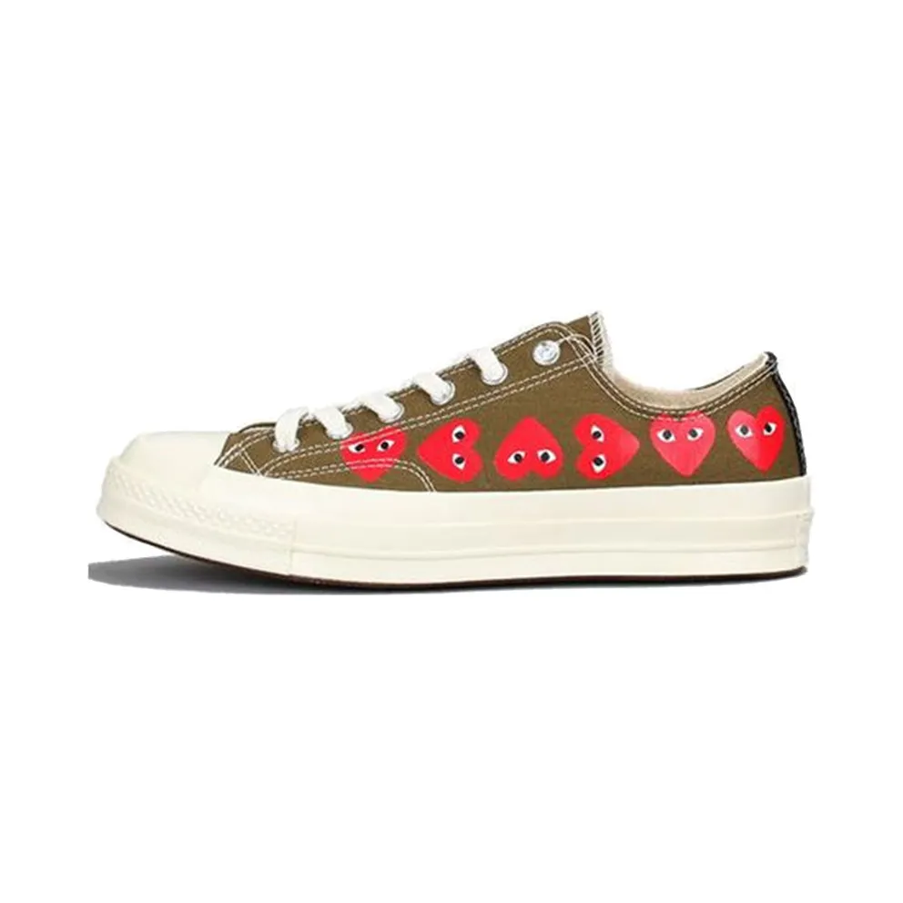 Converse Chuck Taylor All-Star 70s Ox Comme des Garcons Multi Heart Green (162976C)
