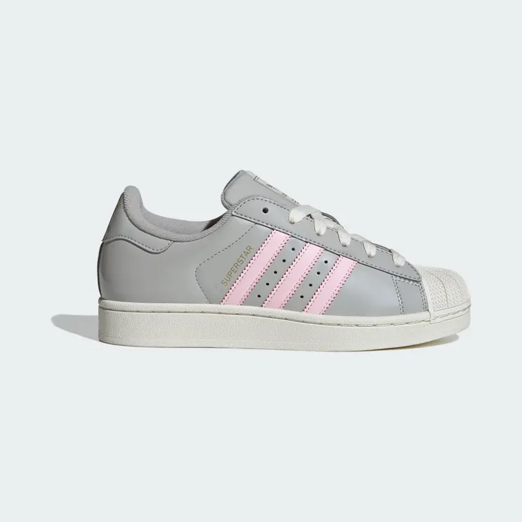 Adidas SUPERSTAR SHOES Grey Two / Clear Pink / Off White (KI8052)