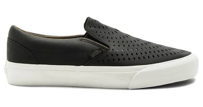 Vans Classic Slip-On DX Black Havana Perforated Leather (VN08F8MUW)