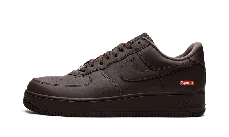 Nike Air Force 1 “Supreme – Mini Box Logo Brown” (CU9225-200)