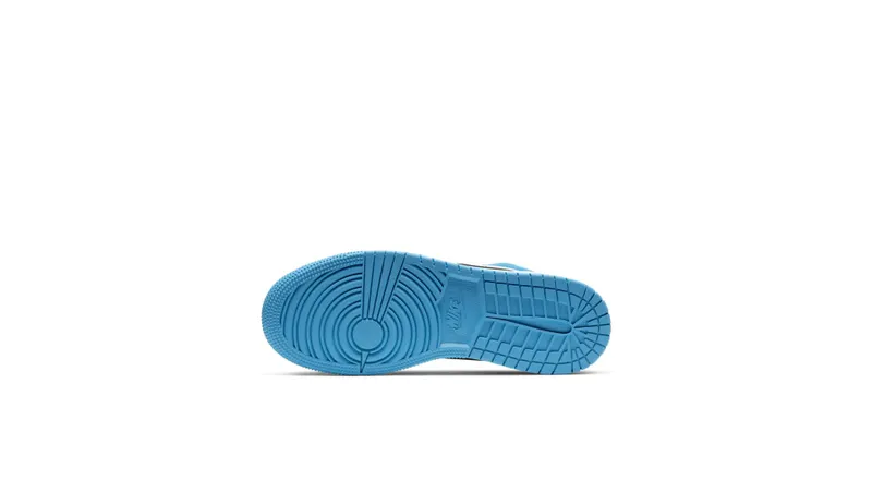 Jordan 1 Low Laser Blue (GS) Black/Black-Laser Blue-White (CT1564-004)
