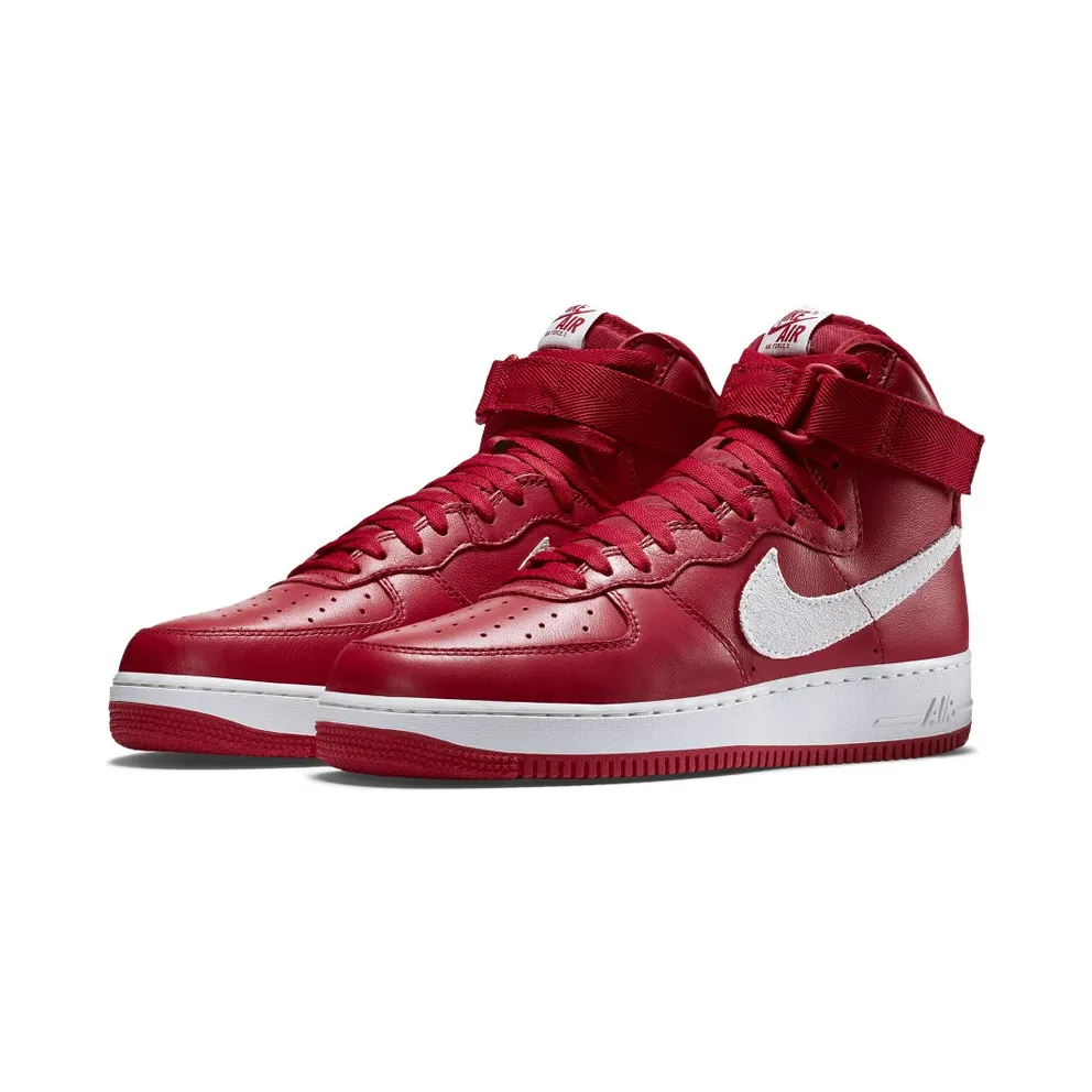 Nike Air Force 1 High Nai Ke Gym Red (2015) Gym Red/Summit White (743546-600)