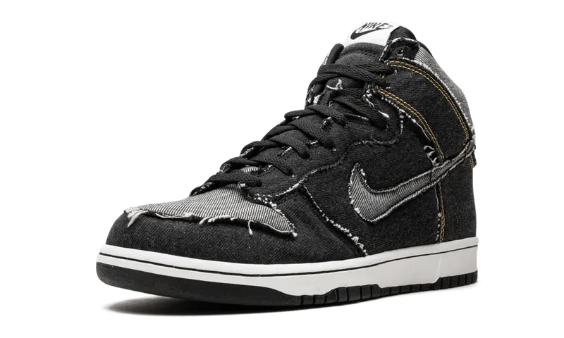 Nike Dunk Hi “Black Denim” (312423-001)