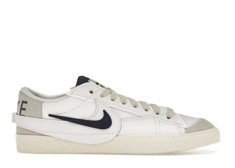 Nike Blazer Low 77 Jumbo SE Summit White Midnight Navy (FD0378-121)