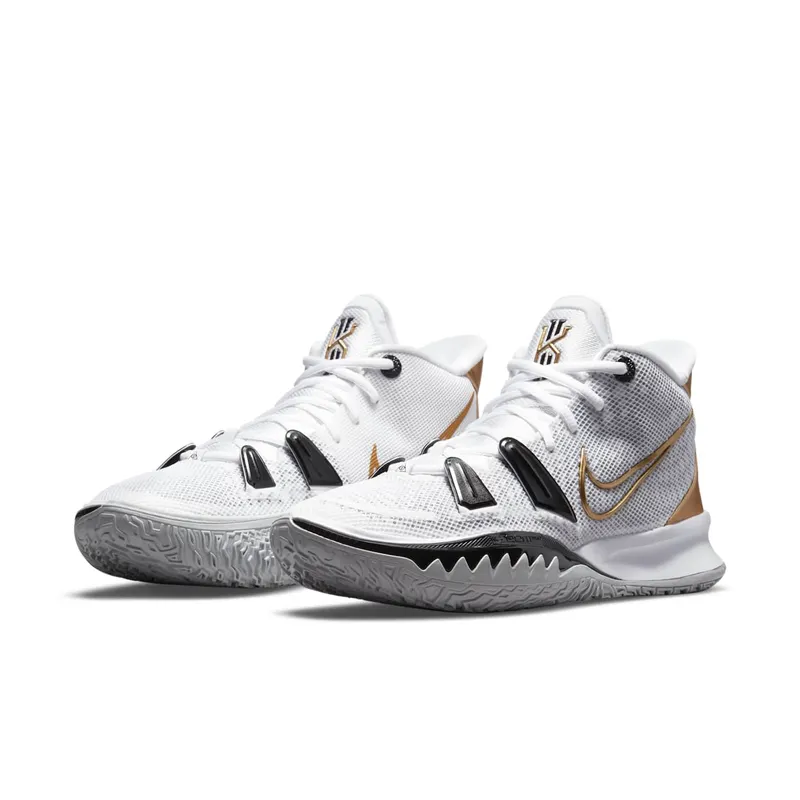 Nike Kyrie 7 White Black Gold (CQ9326-101)