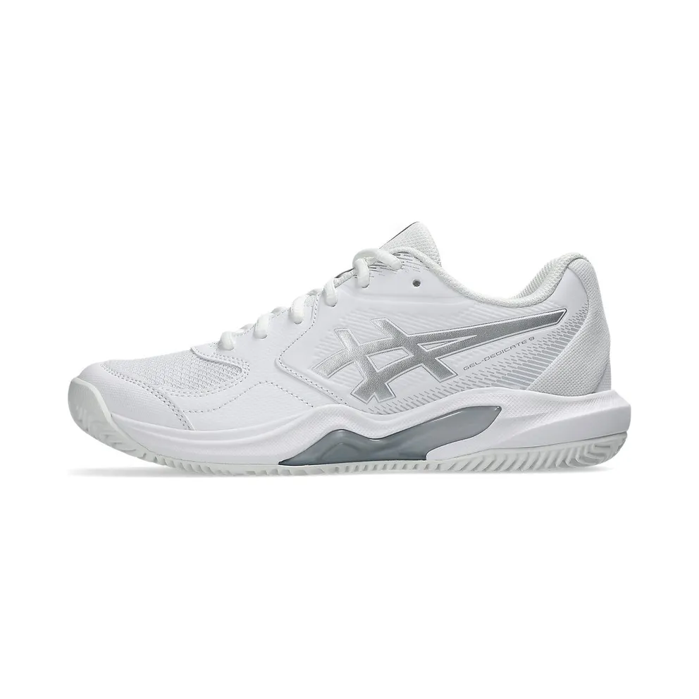 ASICS GEL-DEDICATE 9 CLAY “White / Pure Silver” (1042A314-101)
