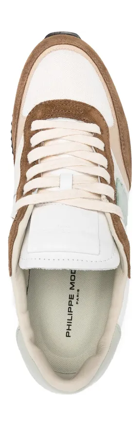 Philippe Model Blville Suede-panel “White/Brown” (BVLD WT01) (2)