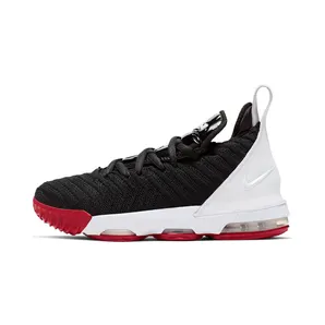 Nike LeBron 16’Bred’ GS Black/White/University Red (AQ2465-016)
