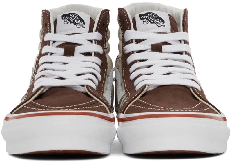 Vans Brown Javier Calleja Edition Vault OG Sk8-Hi LX High Sneakers (VN0A4BVB7041)