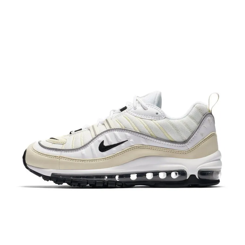 Nike Air Max 98 Fossil (W) White/Black-Fossil-Reflect Silver (AH6799-102)