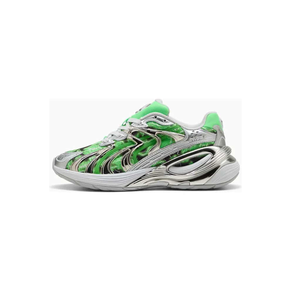 Puma Inverse RIPNDIP Silver Fluro Green