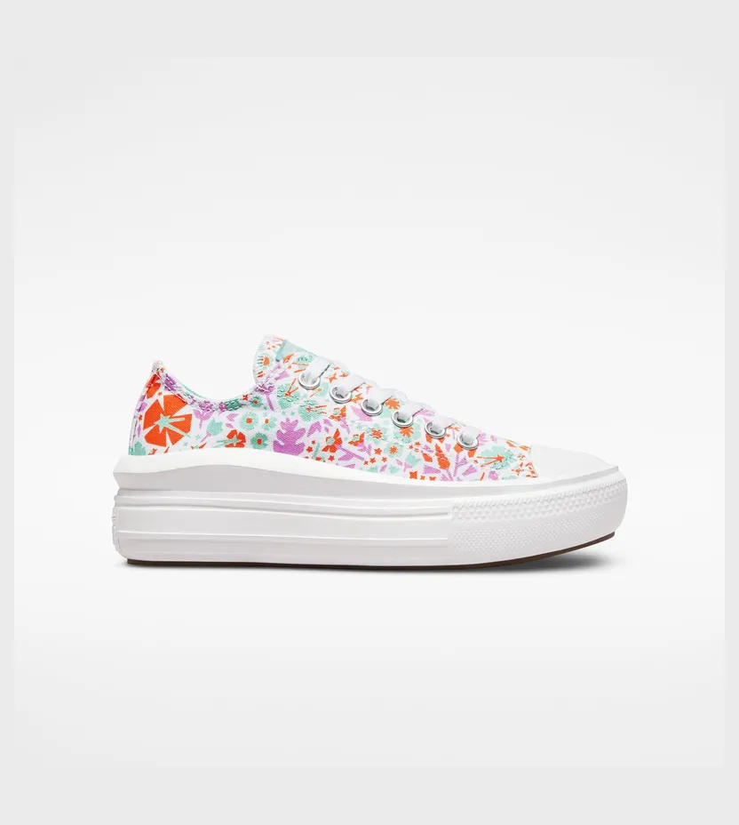 Converse Chuck Taylor All Star Move Platform Paper Floral Wit/bold Mandarin/light Dew (272848C)