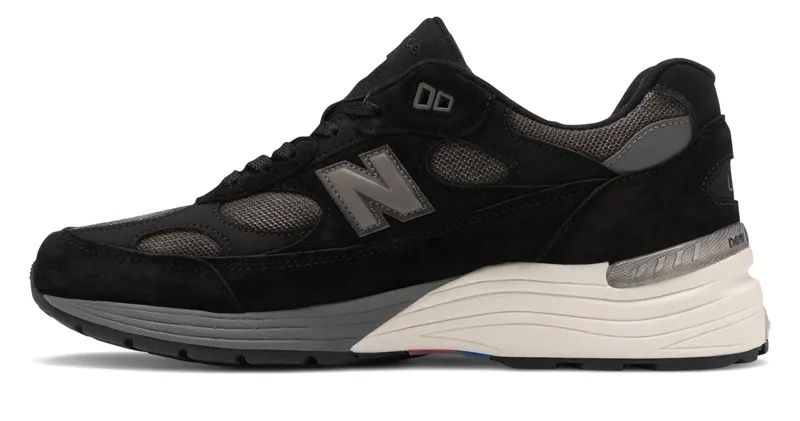 New Balance 992 Black Grey (Made in USA) Black/Grey-White (M992BL)