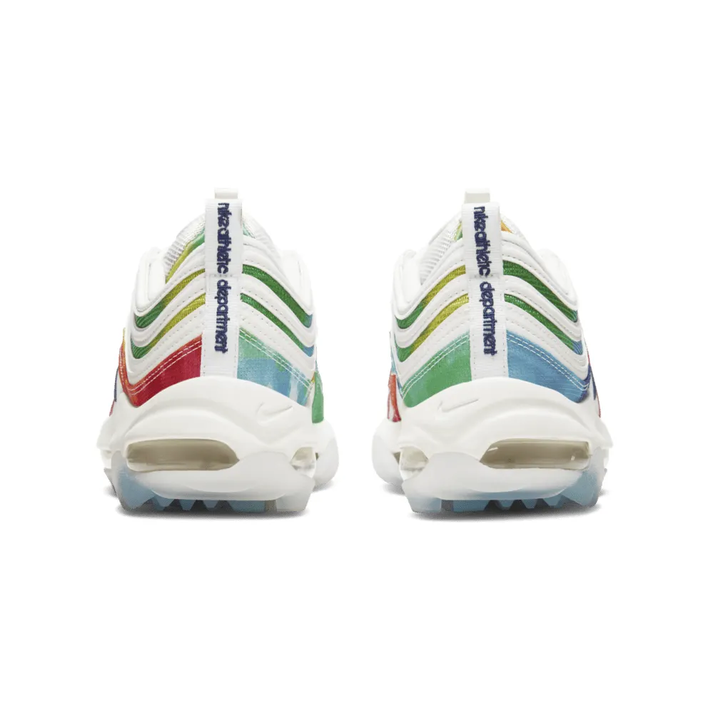 Nike Air Max 97 Golf Tie Dye Summit White/Lemon Venom-Indigo Fog-Deep Royal Blue (CK1219-100)