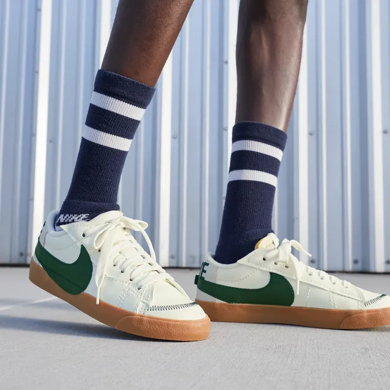 Nike Blazer Low 77 Jumbo WNTR Sail Pro Green Gum (DR9865-101)