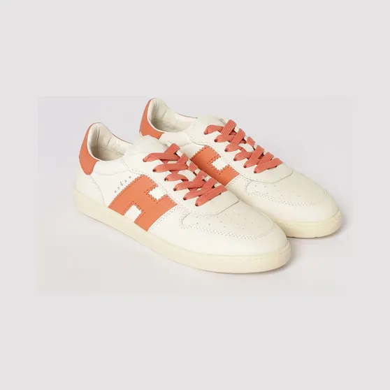 Hogan Cool Sneakers in Calfskin Leather Ivory (HXW6470FY50UAI419F)