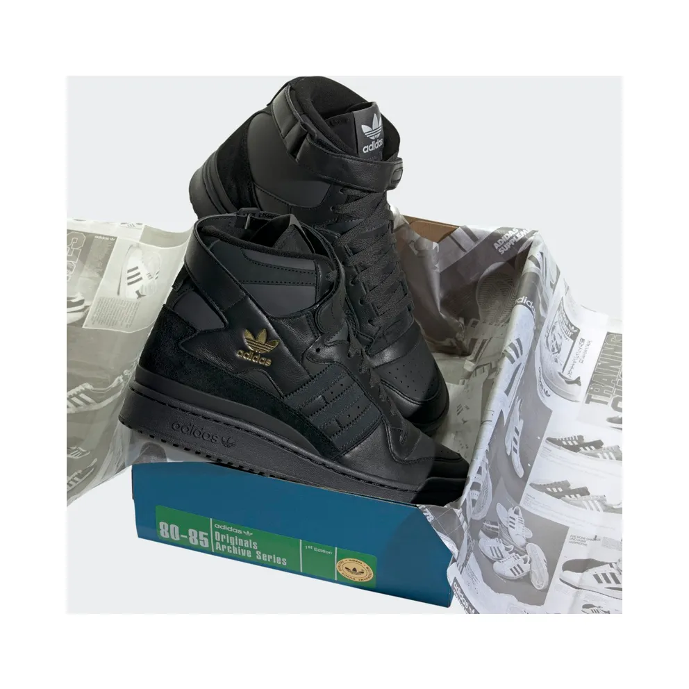 Adidas Forum 84 High Core Black / Carbon / Grey Six (ID7315)