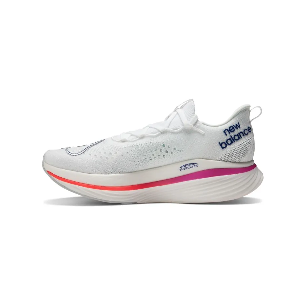 New Balance FuelCell SC Elite V3 White Victory Blue (MRCELLE3)