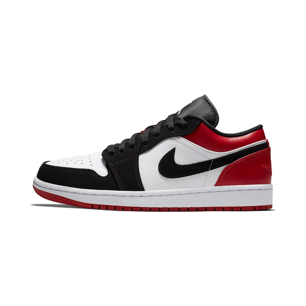 Air Jordan Nike AJ I 1 Low ‘Black Toe’ (2019) (553558-116)