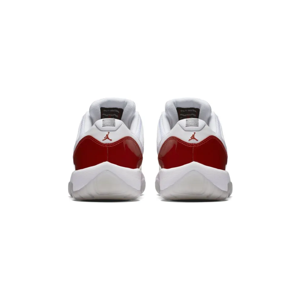 Jordan 11 Retro Low Cherry 2016 (GS) White/Varsity Red-Black (528896-102)