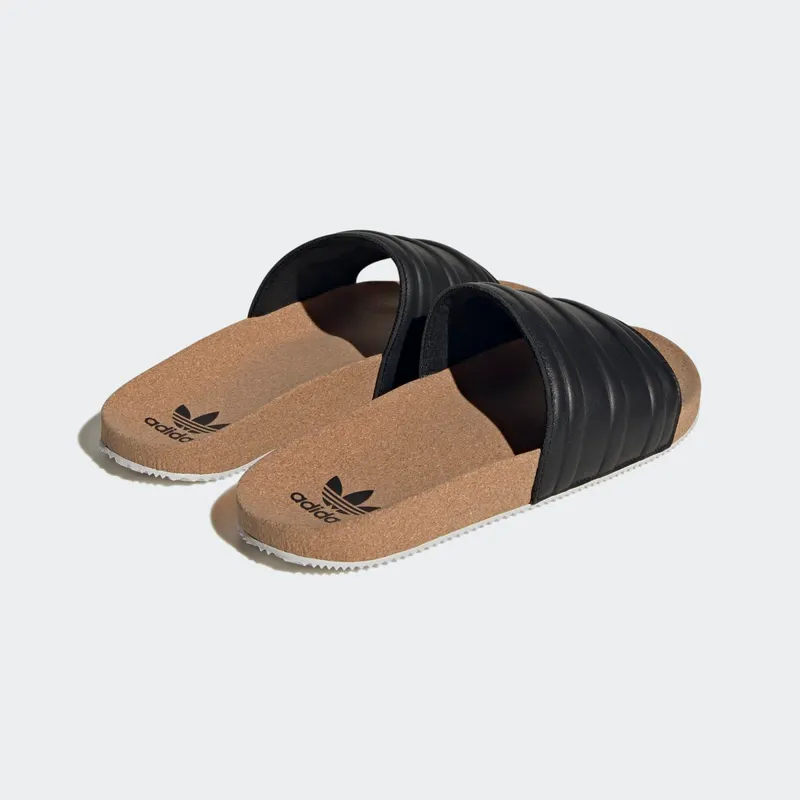 Adidas Island Club Adilette Premium Slides Core Black / Core Black / Light Solid Grey (HQ1998)