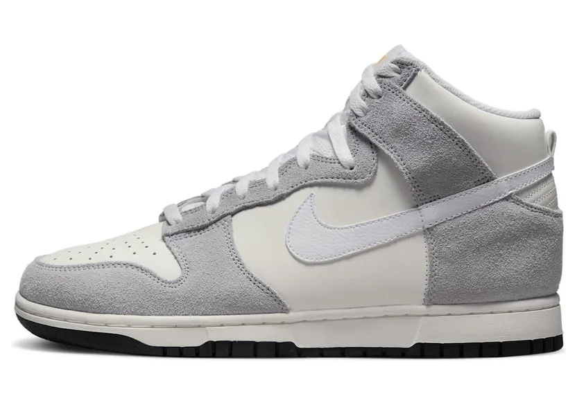 Nike Dunk High Retro Sail Pure Platinum Black White (DZ4515-100)