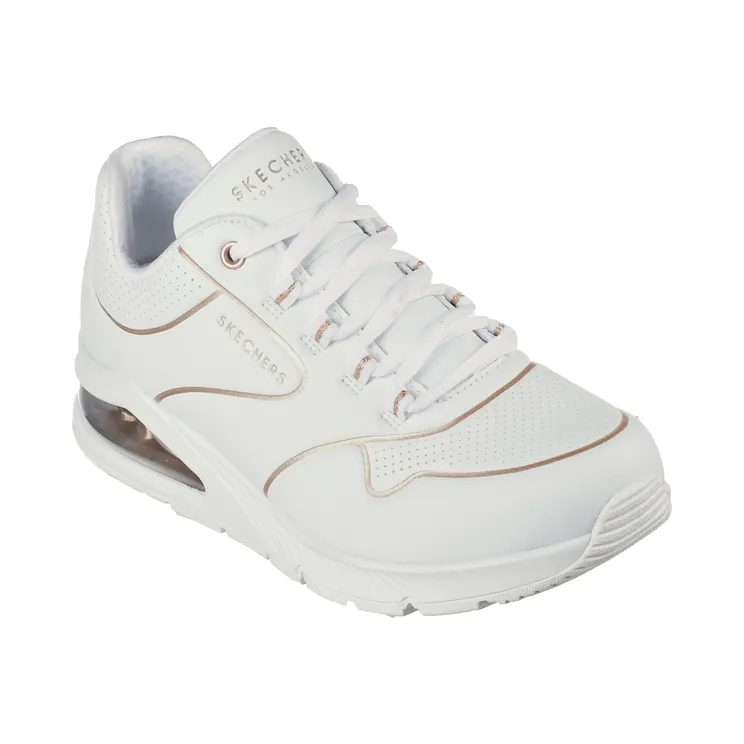 Skechers Uno 2 Golden Trim “White / Gold (155637 Wtgd)” (155637WTGD)