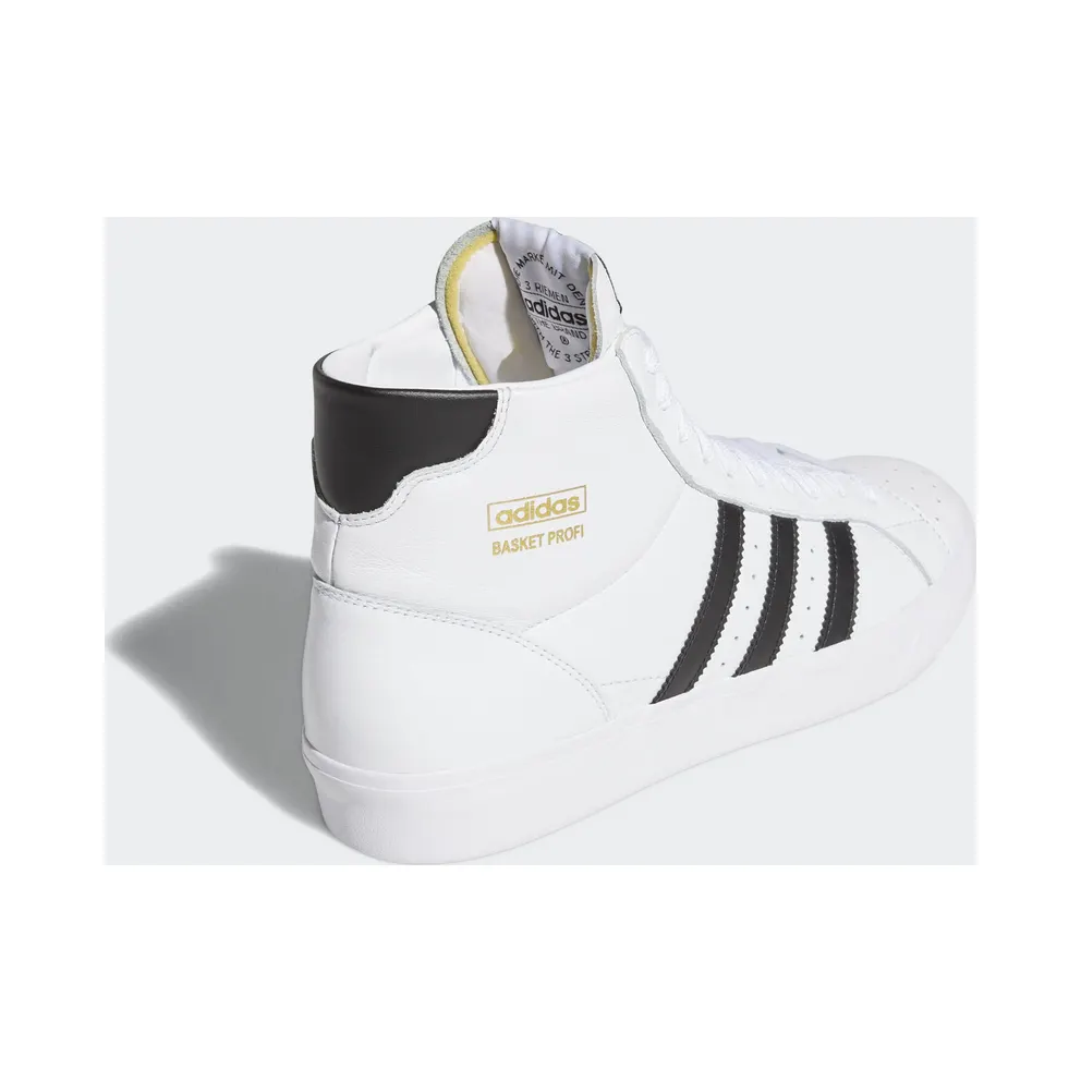 adidas Basket Profi Cloud White Black Cloud White/Core Black/Gold Metallic (FW3108)