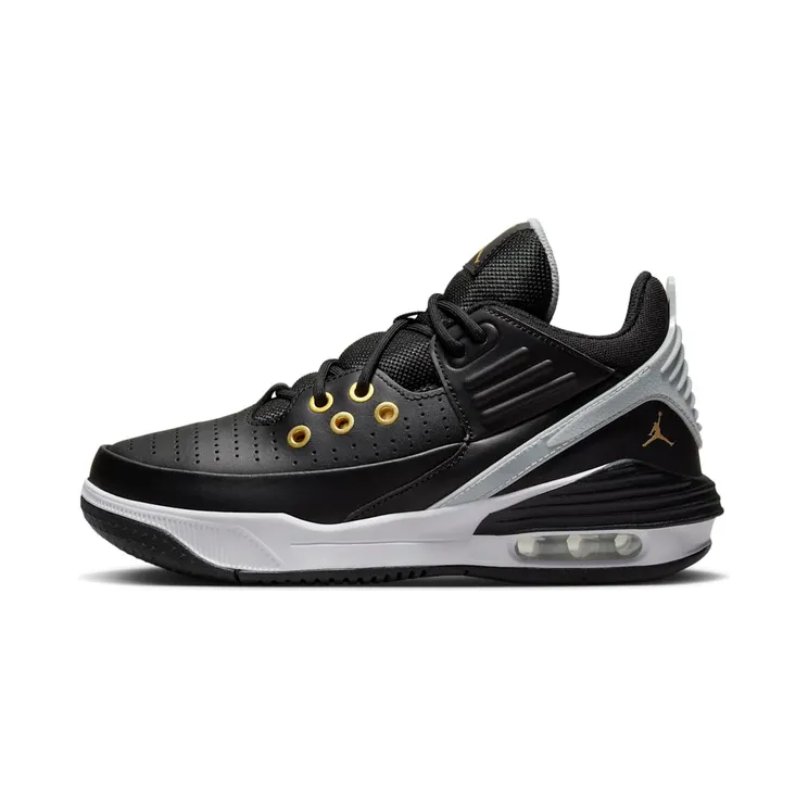 Jordan Max Aura 5 “Black / White / Wolf Grey / Metallic Gold” (DZ4352-017)