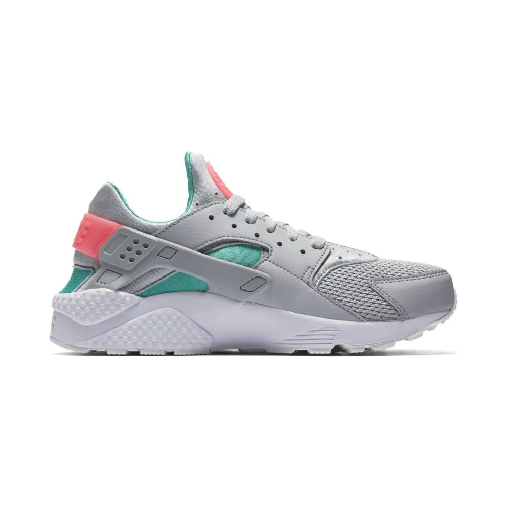 Nike Air Huarache Run South Beach Wolf Grey/Sunset Pulse-Kinetic Green-White (318429-053)